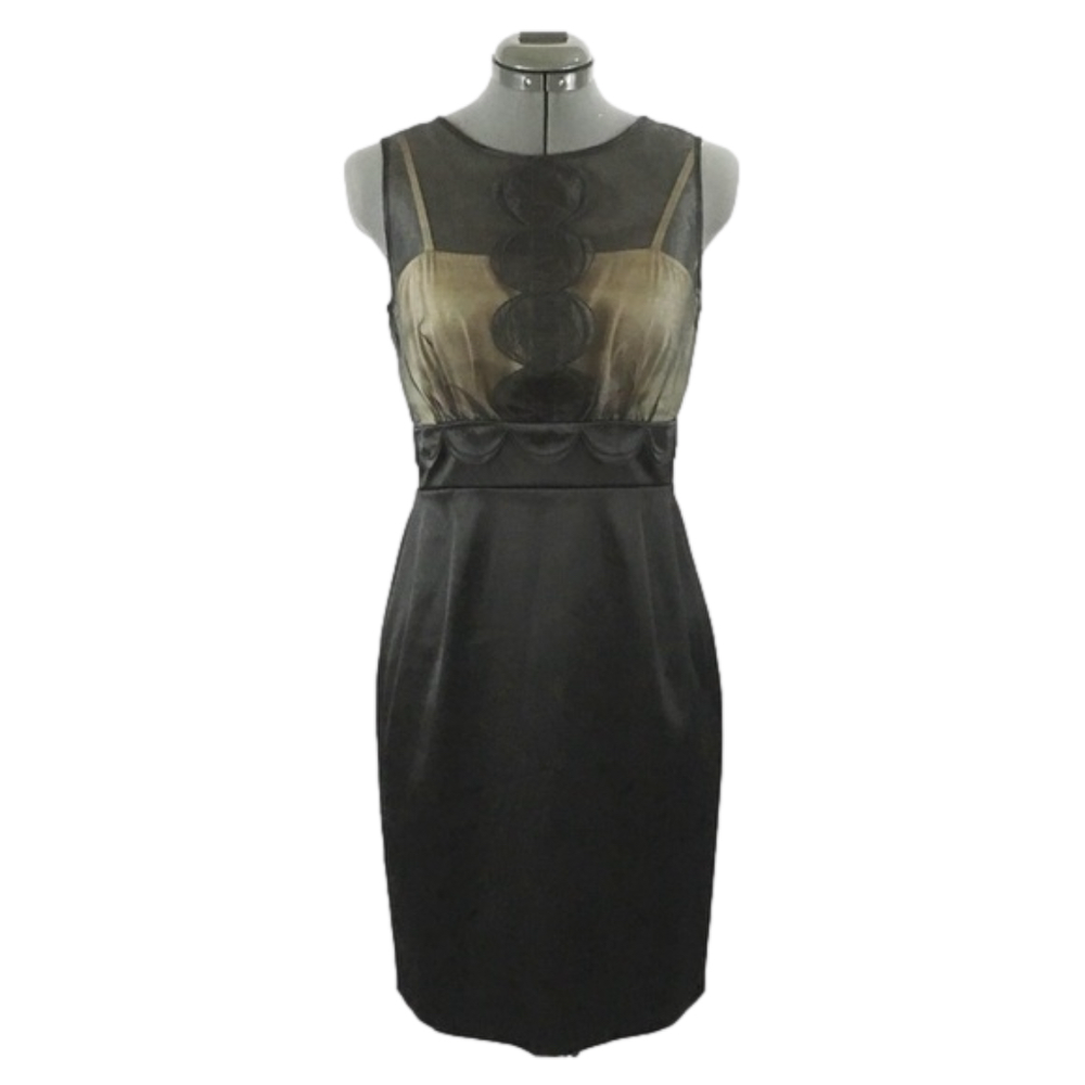 max & Cleo 💕Dynamic Black & Nude Cocktail Dress💕